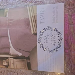 Lavender twin quilt